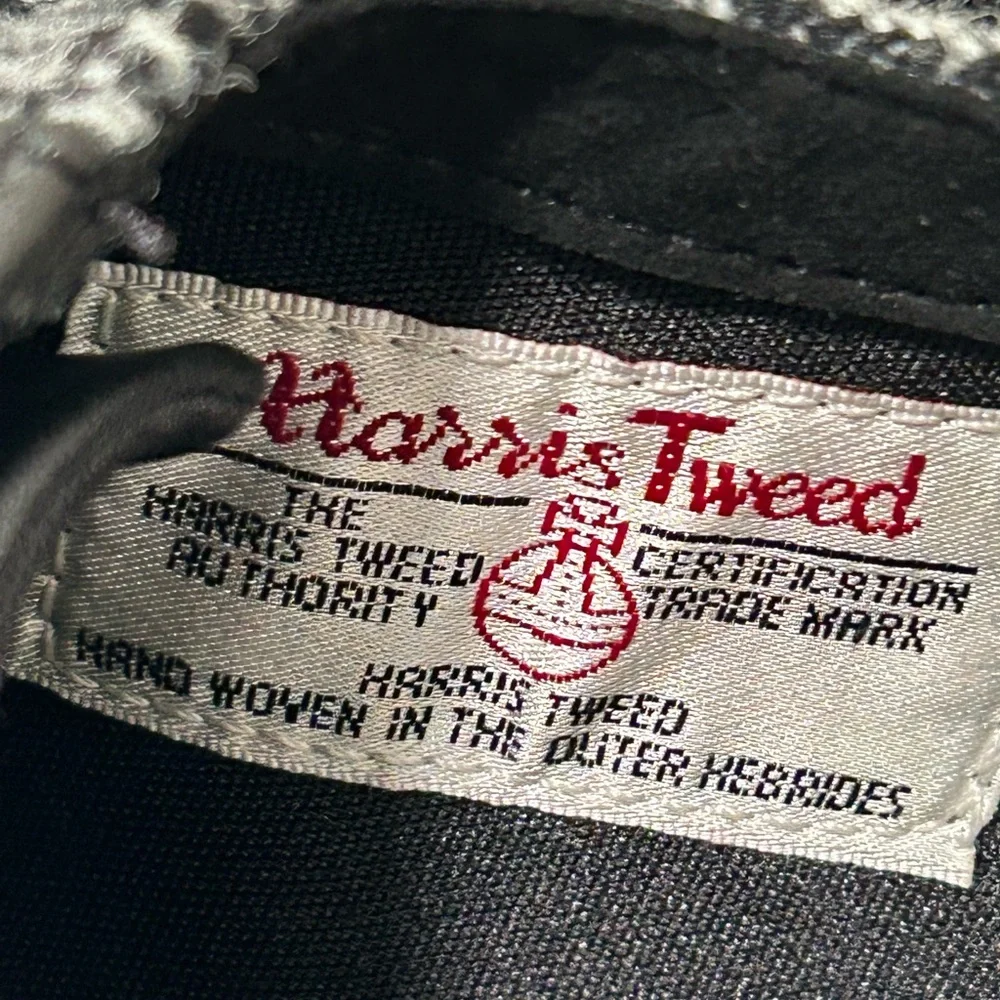 Timberland Harris Tweed Oxford Shoes Black Gray Size 10 - Picture 4 of 15